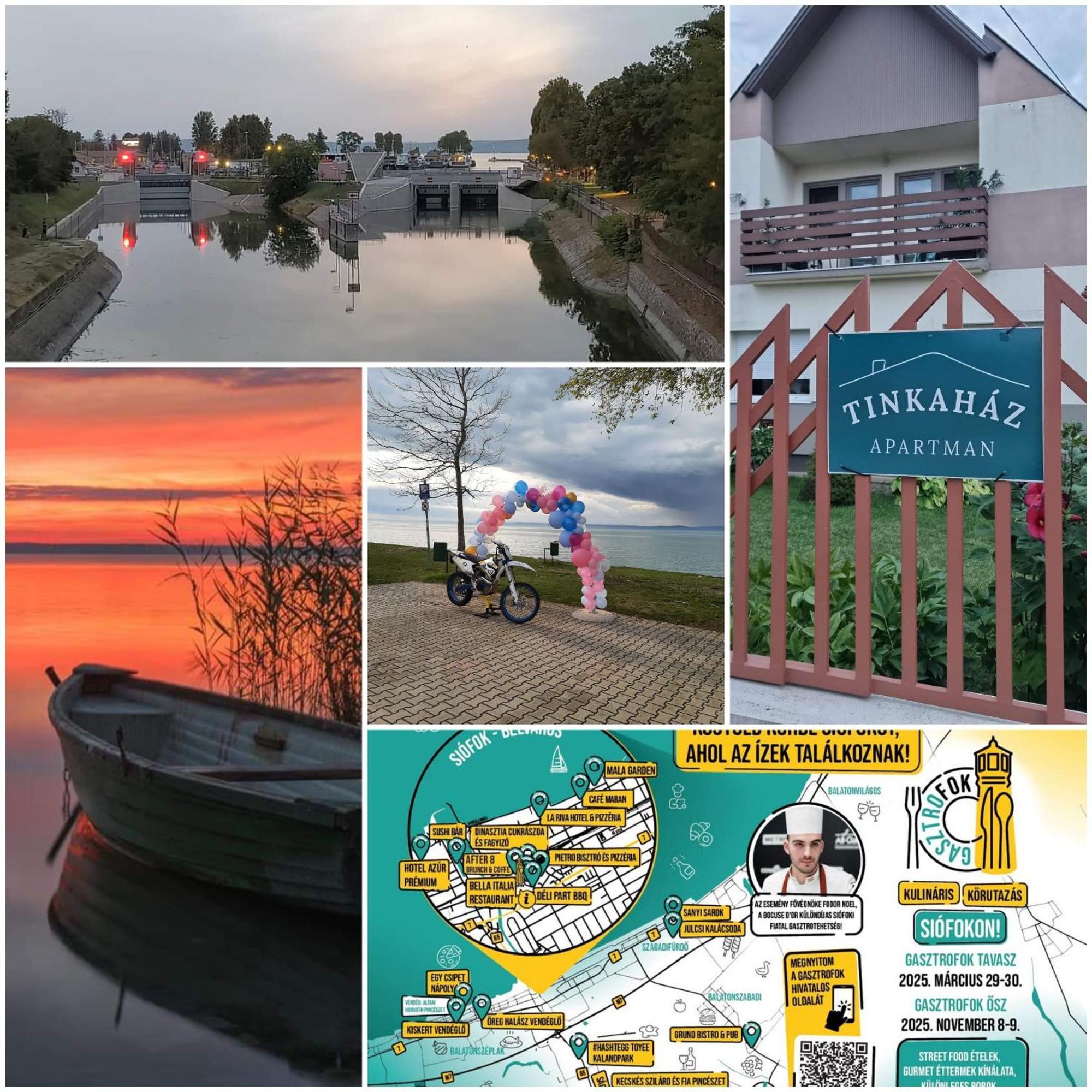 Tinka Haz Lägenhet Siófok Exteriör bild